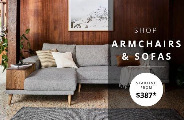 SHOP ARMCHAIRS AND SOFAS