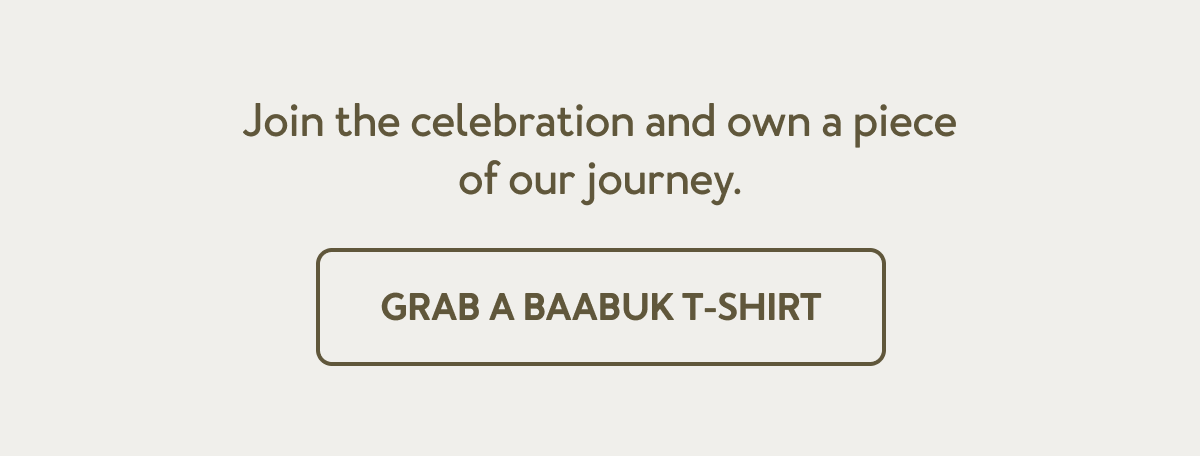 Join the celebration and own a piece of our journey.