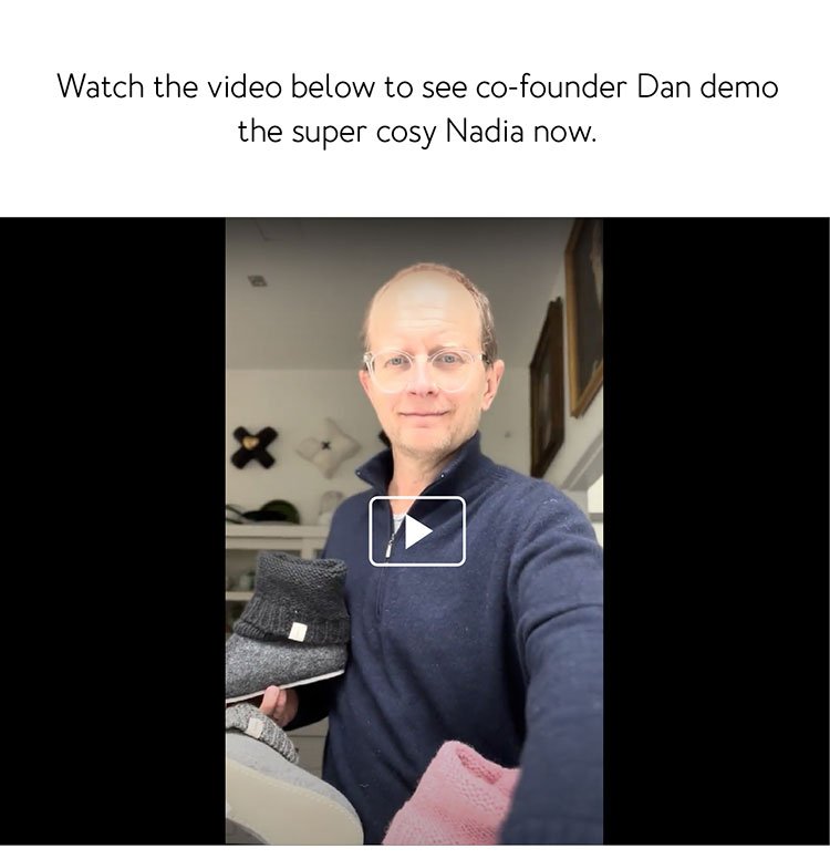 Watch the video below to see co-founder Dan demo the super cosy Nadia now. [CTA - Watch now]