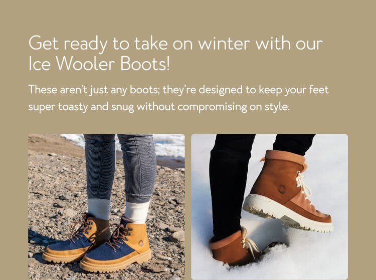 Get ready to take on winter with our Ice Wooler Boots! These aren't just any boots; they’re designed to keep your feet super toasty and snug without compromising on style.