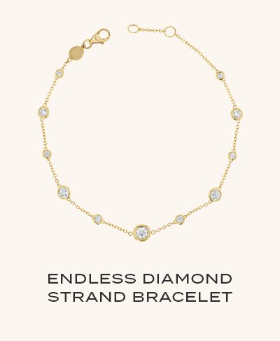 Endless Diamond Strand Bracelet