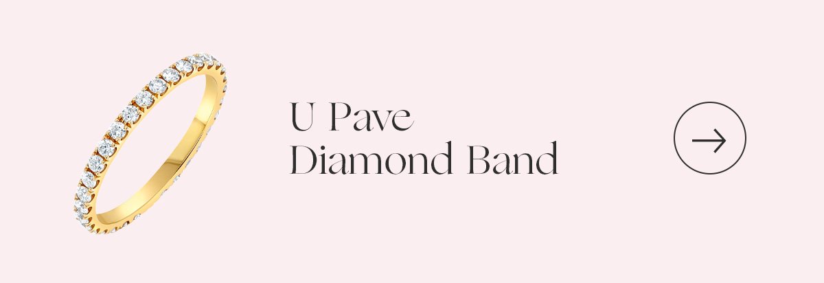 U Pave Diamond Band