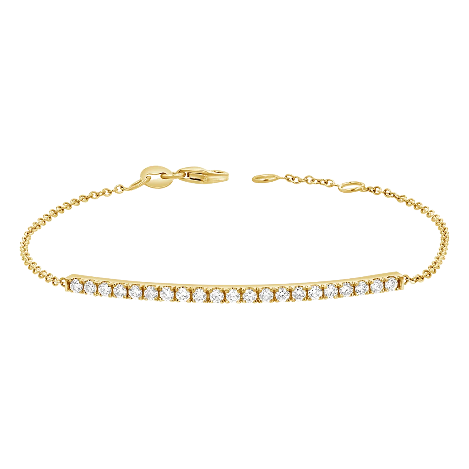 Image of Diamond Pave Bar Bracelet