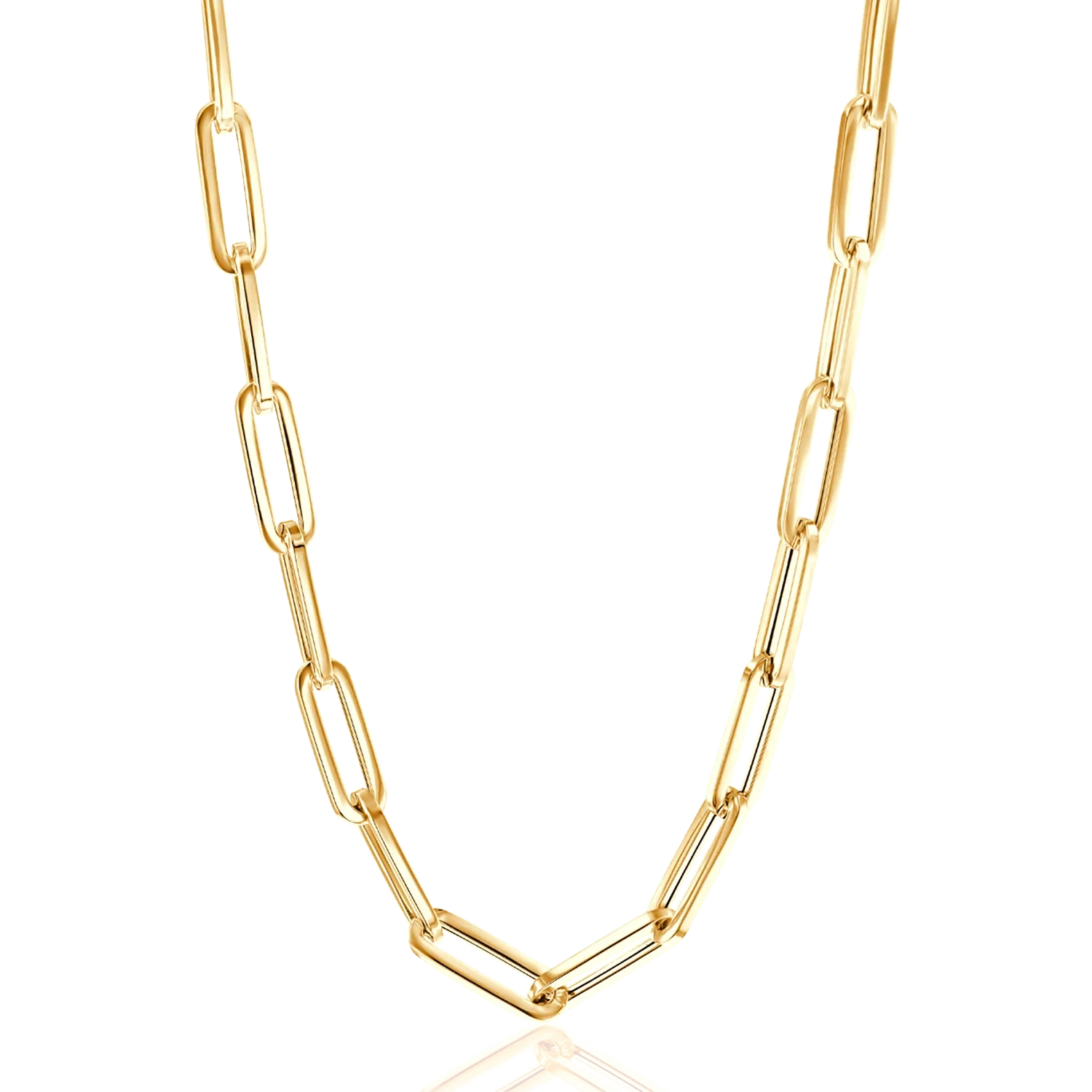 Image of 14K Grand Paper Clip Chain