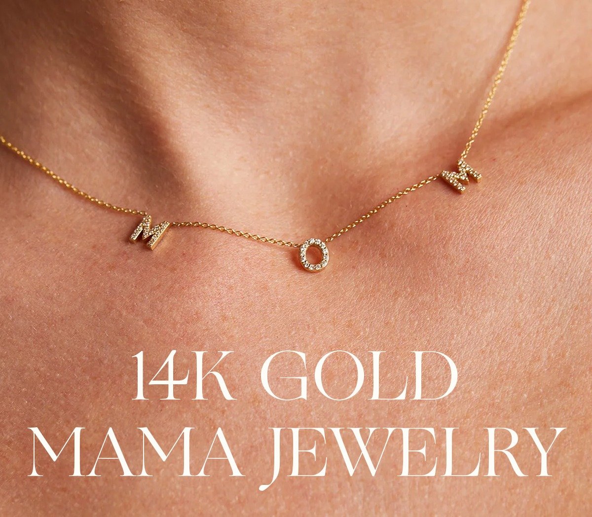 14K Gold Mama Jewelry