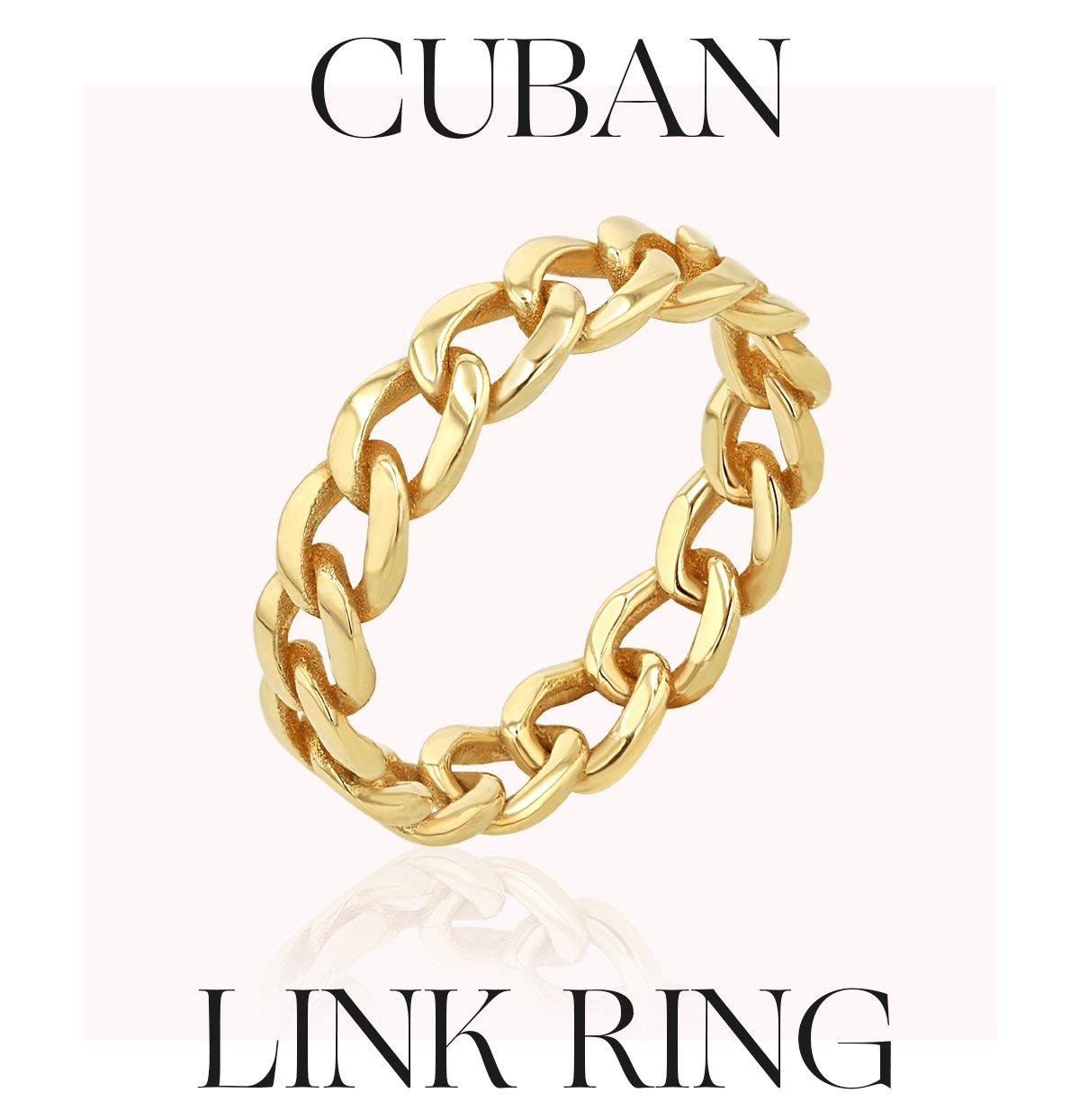 CUBAN LINK RING