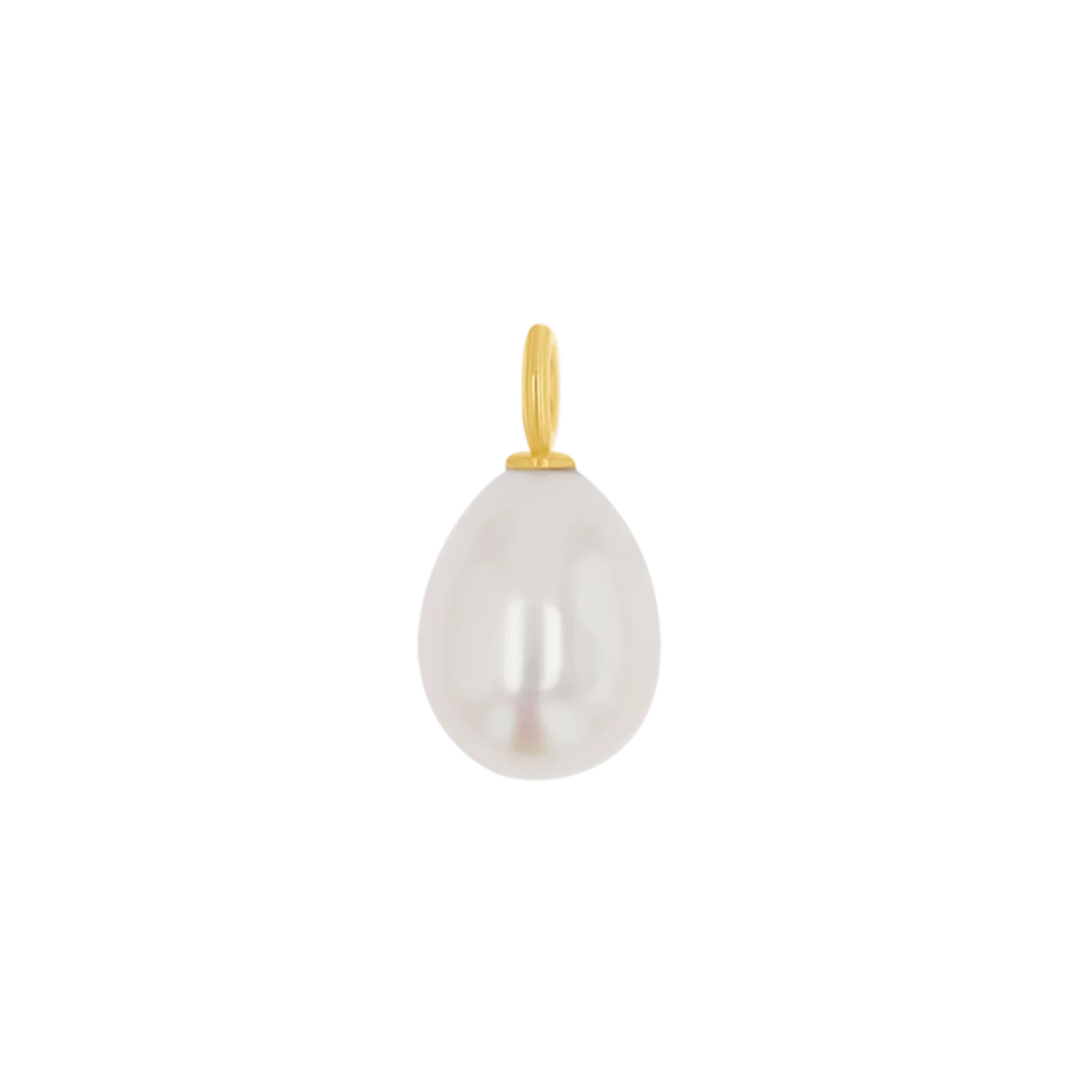Image of Baroque Drop Pearl Charm