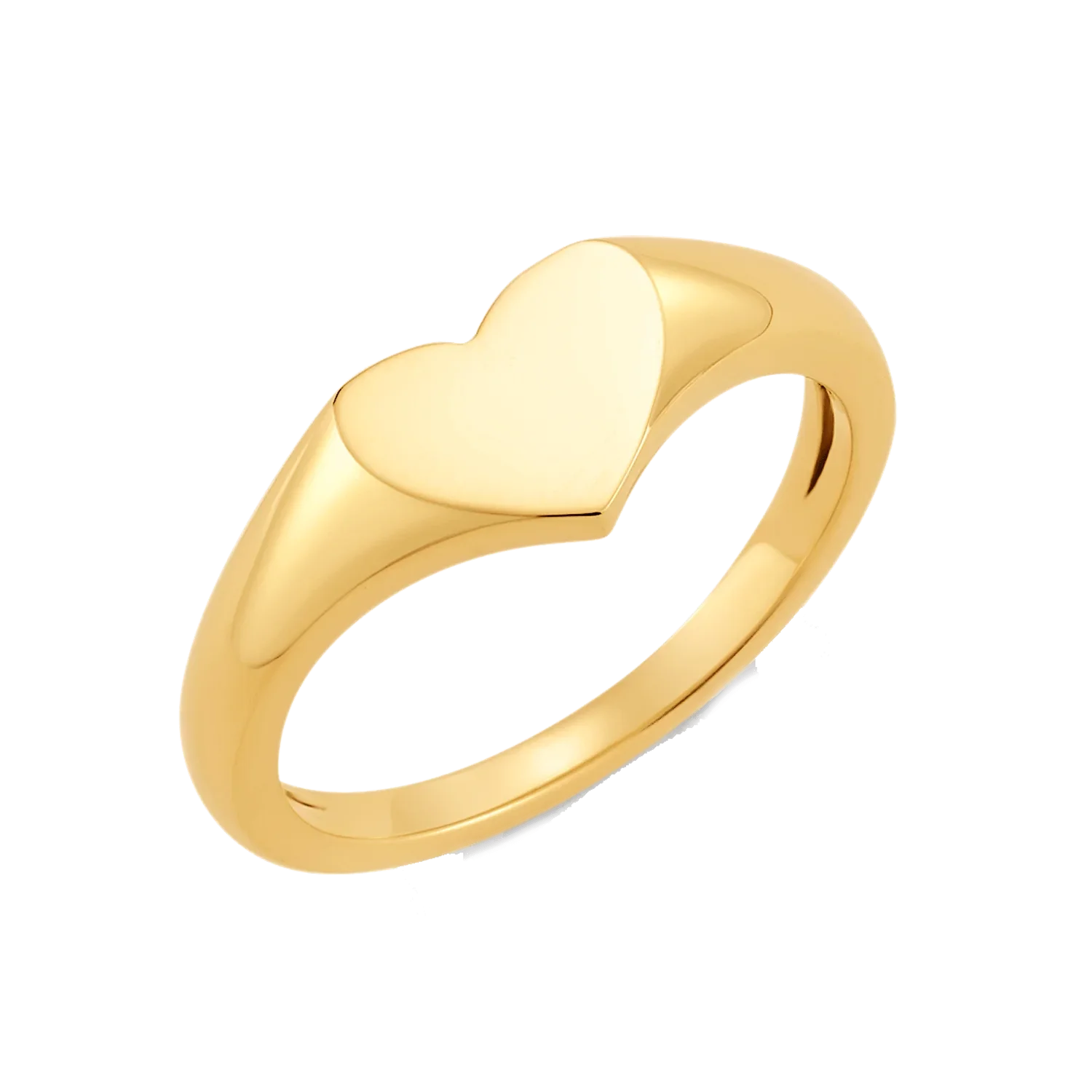 Image of Heart Signet Ring