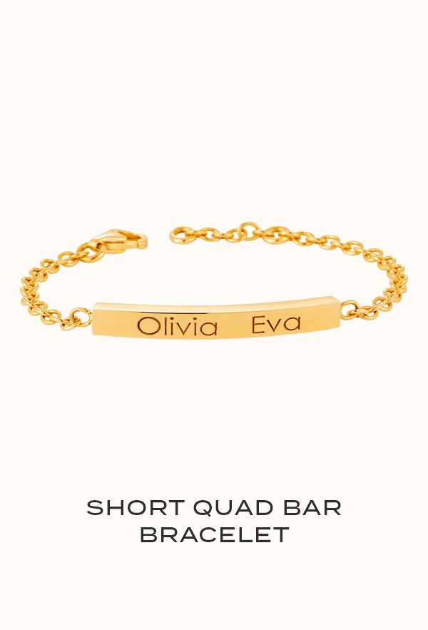 Short Quad Bar Bracelet