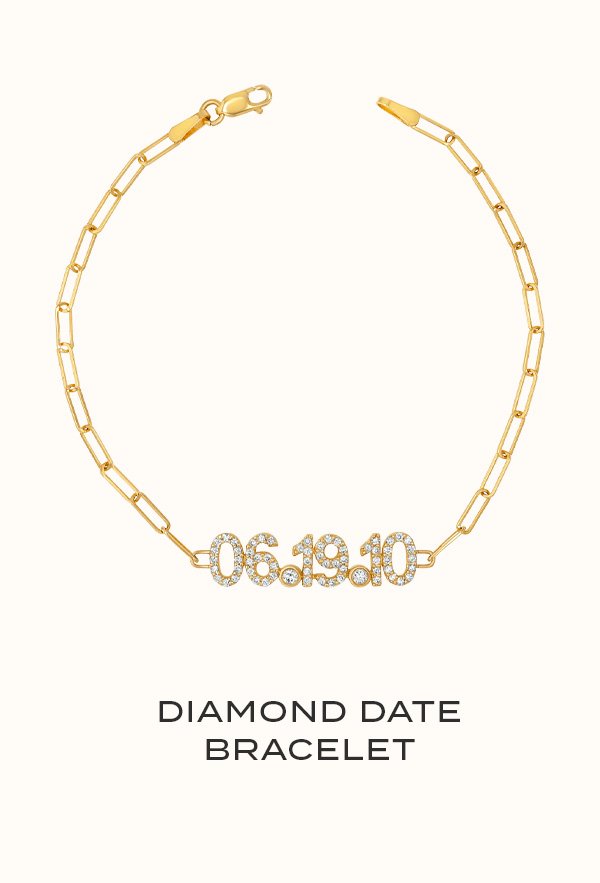 Diamond Date Bracelet