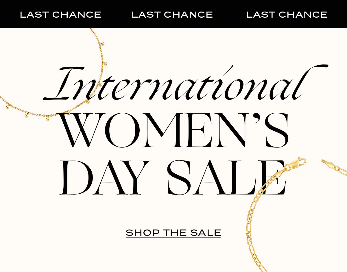 International Women's Day Sale: 20% Off >> Shop Now