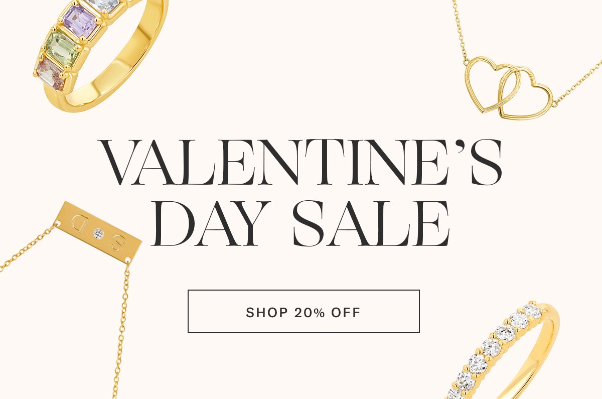 Shop Our Valentine's Day Sale! 20% Off Sitewide
