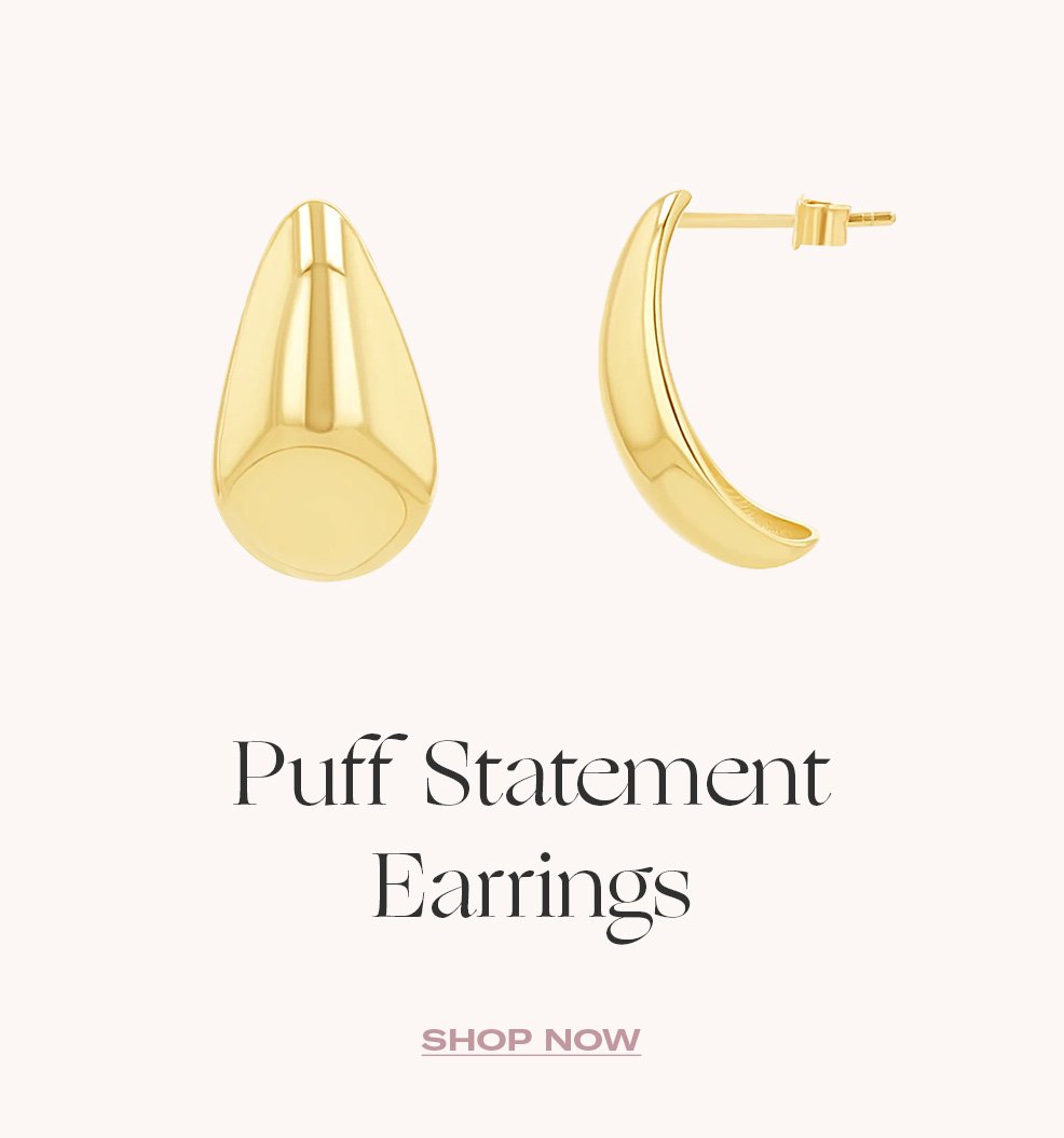 Puff Statement Earrings