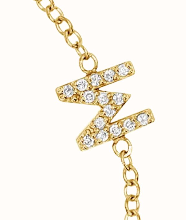 Diamond Spaced Mom Bracelet