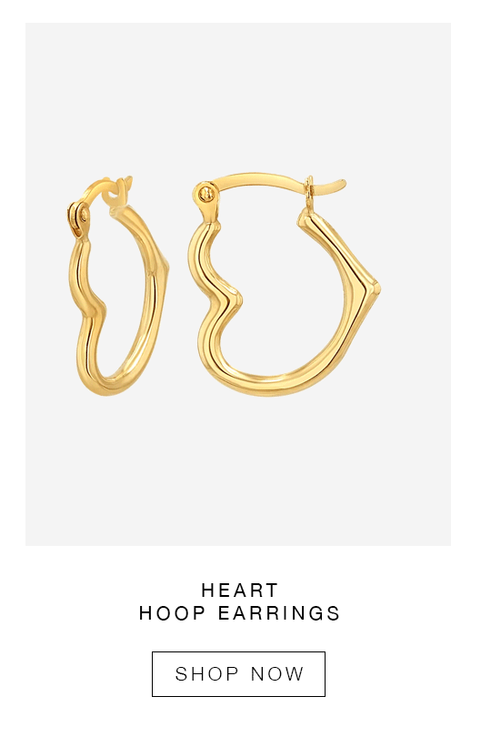 Heart Hoop Earrings