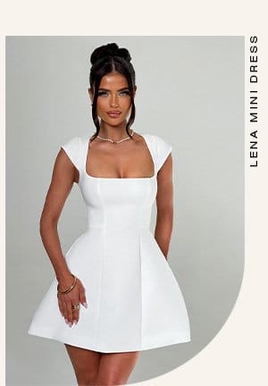 Lena Mini Dress - Ivory