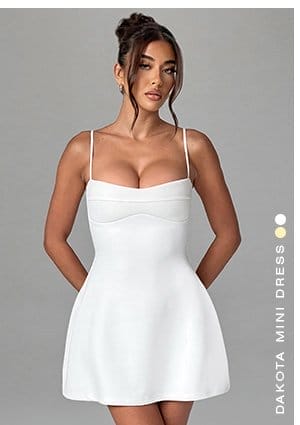 Dakota Mini Dress - Ivory