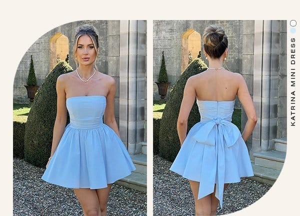 KATRINA MINI DRESS - BLUE