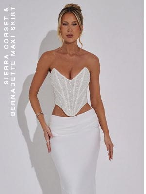 Sierra Corset & Bernadette Maxi Skirt 