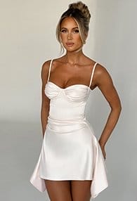 ZAHRA MINI DRESS - IVORY