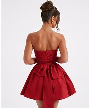 Freja Mini Dress - Red