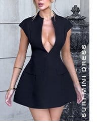 Suri Mini Dress - Black