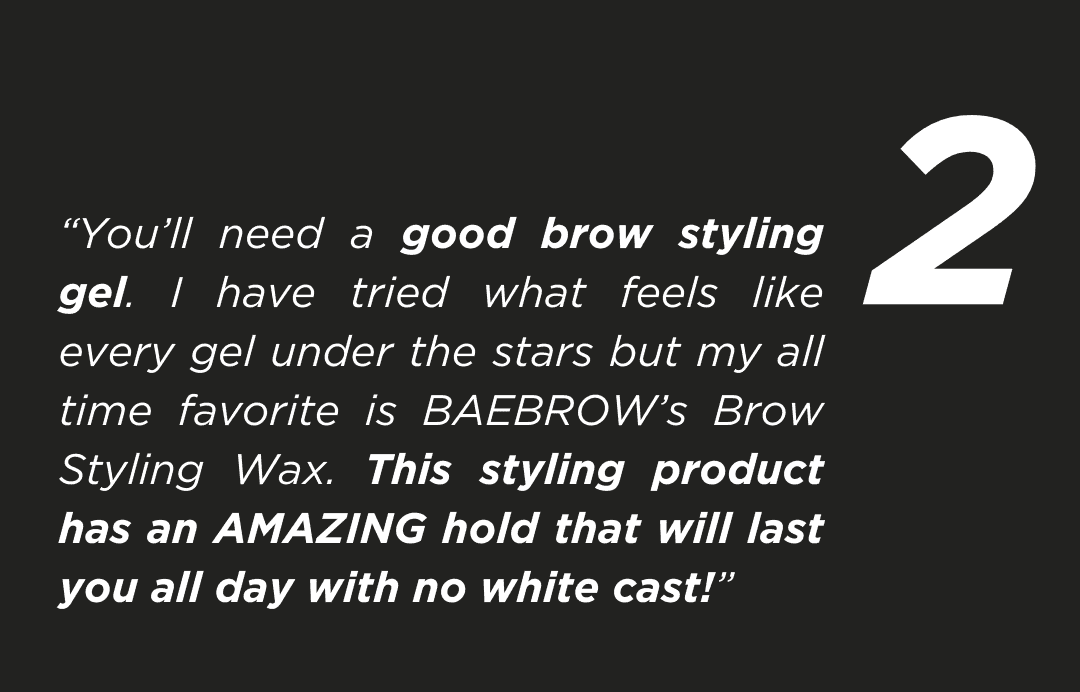 HOLD UP! FLEXIBLE BROW WAX + DUAL ANGLED BRUSH