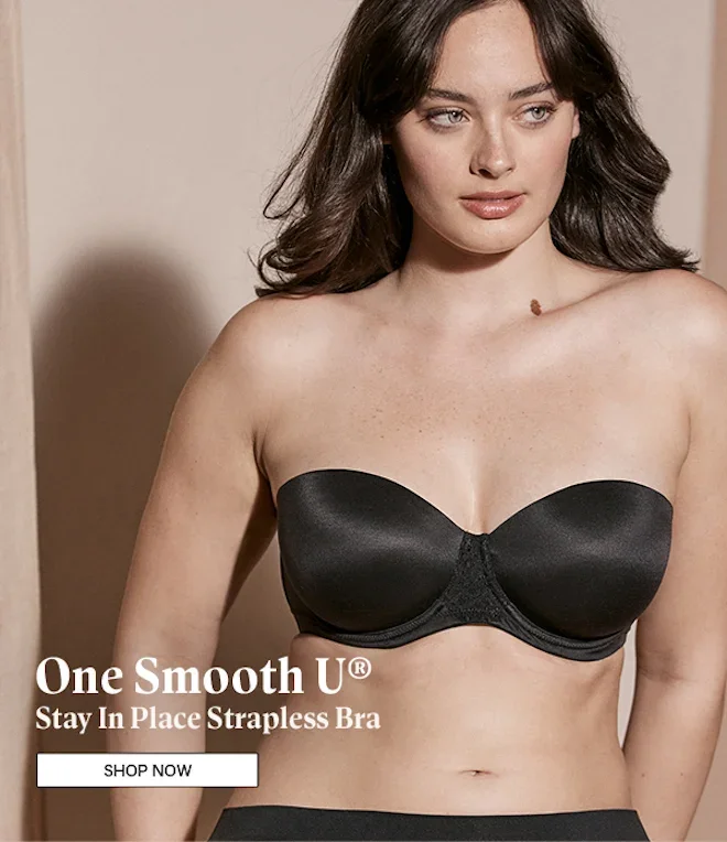 One Smooth U Stay In Place Strapless Bra
