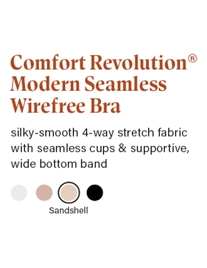 Comfort Revolution Modern Seamless Wirefree Bra