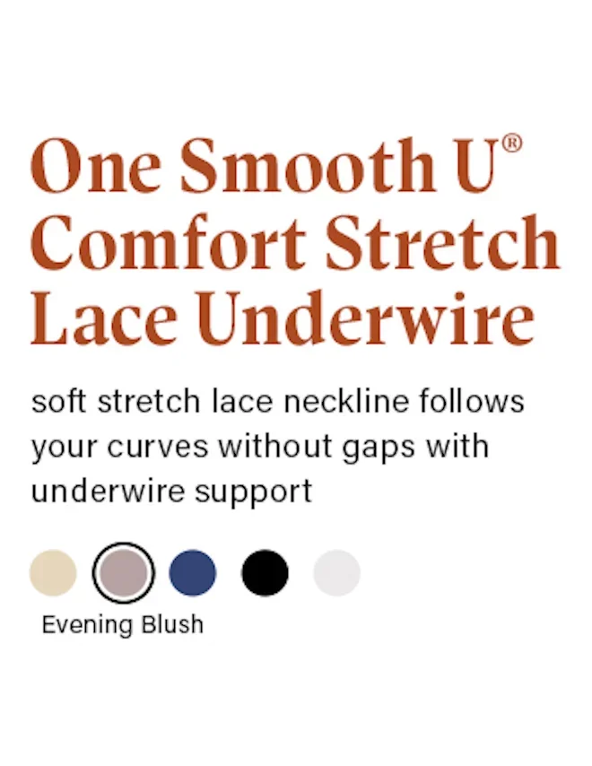 One Smooth U Comfort Stretch Lace Underwire Bra