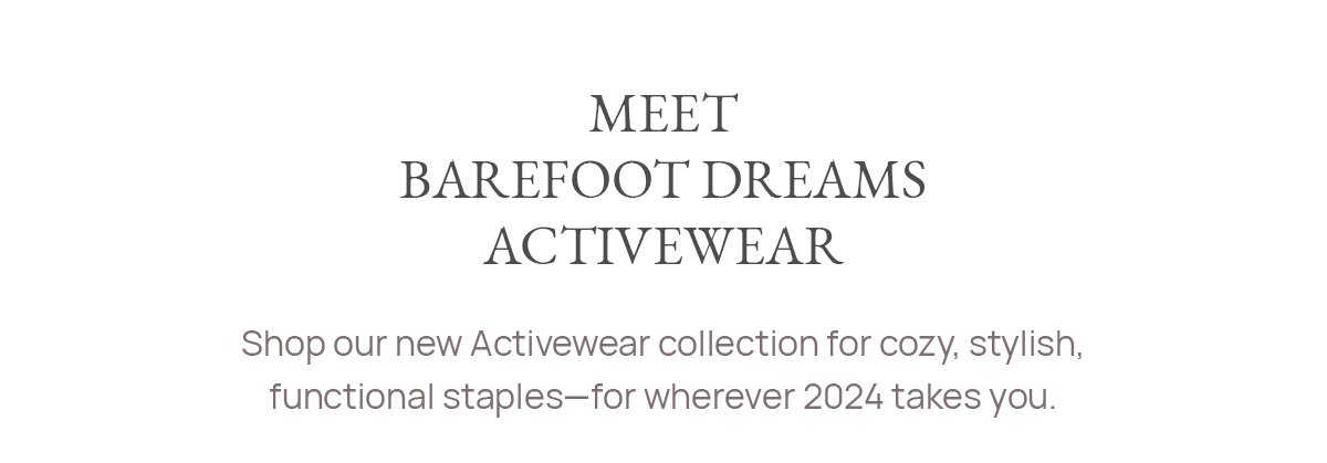 meet bareffoot dreams activewear