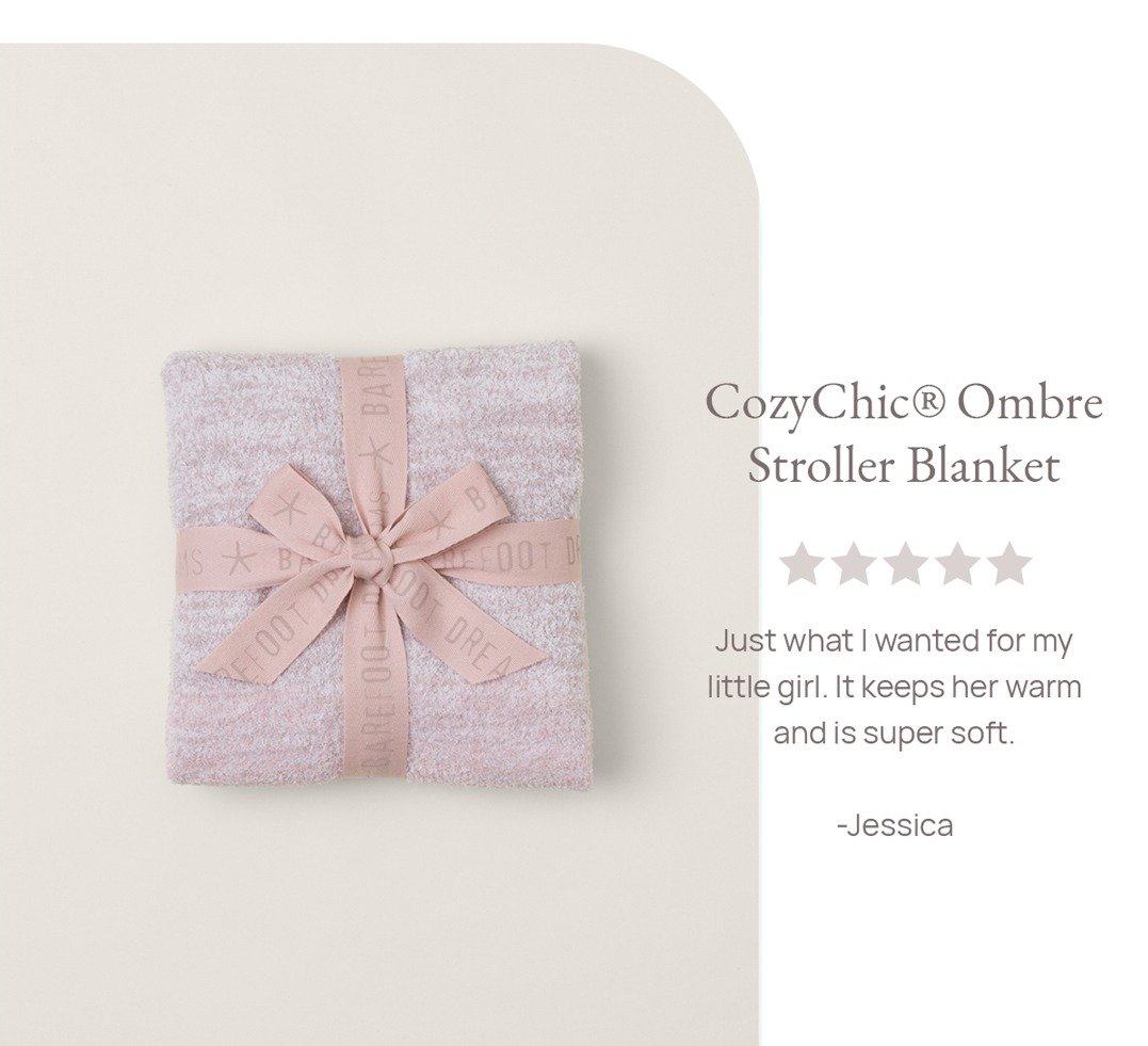 cozychic ombre stroller blanket