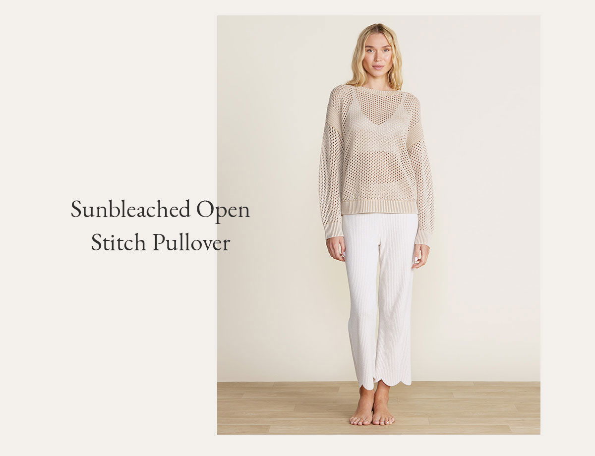 Sunbleached Open Stitch Pullover