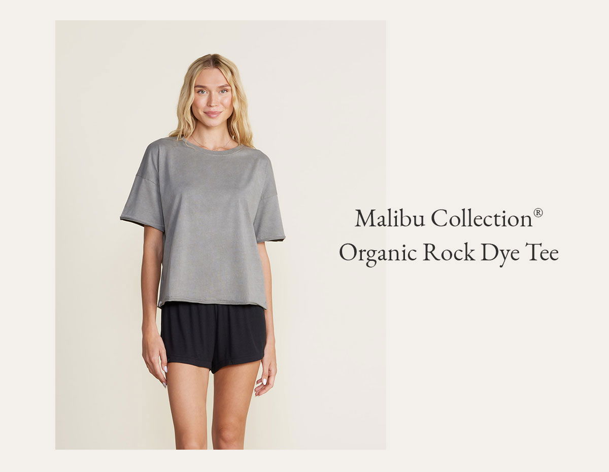 Malibu Collection® Organic Rock Dye Tee