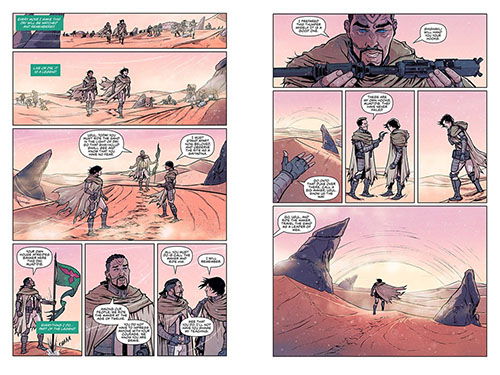 INSIDE BOOK IMAGE | DUNE: The Graphic Novel, Book 3: The Prophet by Brian Herbert, Kevin J. Anderson, Frank Herbert, Raúl Allén (Illustrator), Patricia Martín (Illustrator)