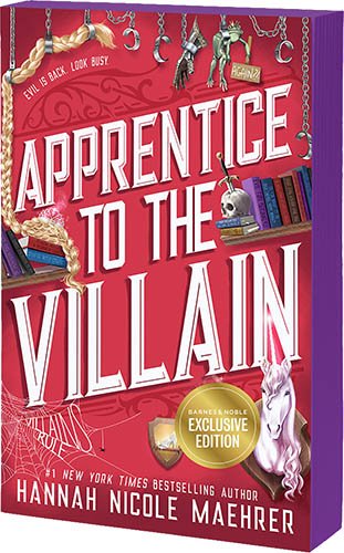 Book | Apprentice to the Villain (B&N Exclusive Edition) By Hannah Nicole Maehrer.