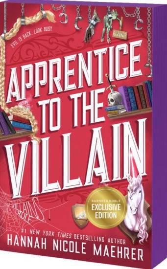 Book | Apprentice to the Villain (B&N Exclusive Edition) By Hannah Nicole Maehrer.