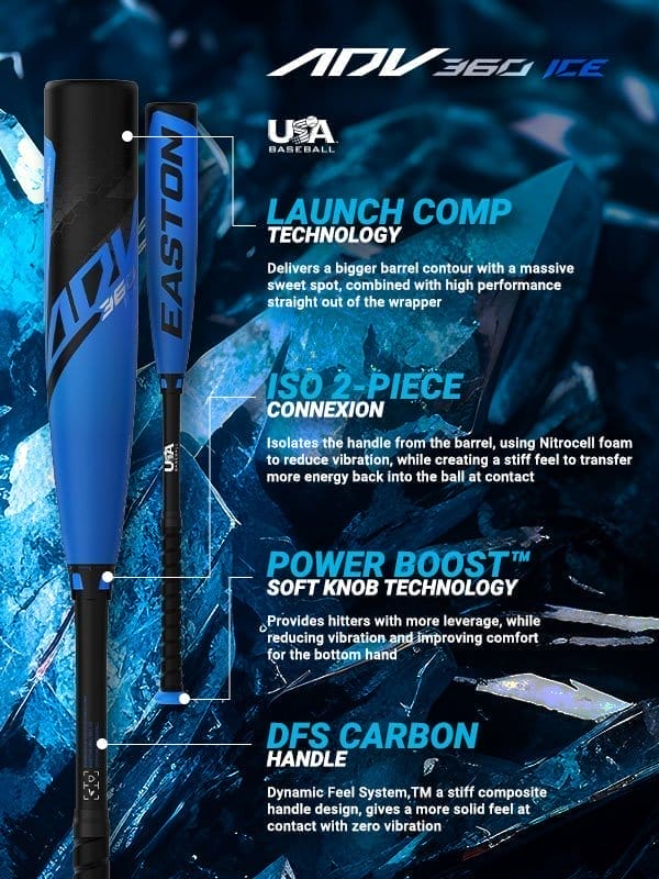 Easton ADV 360 Ice Baseball Bats