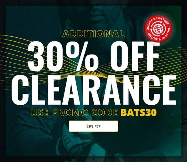 Additional 30% Off Clearance Bats