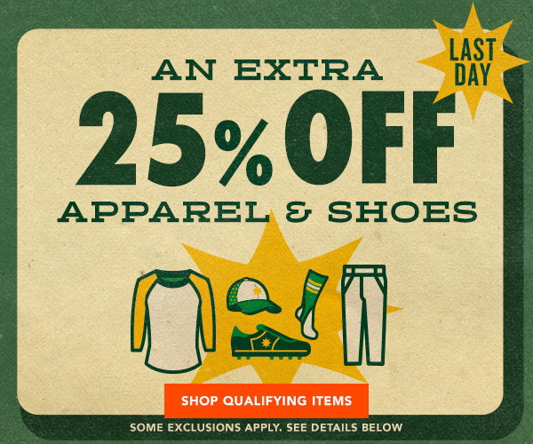 Extra 25% Off Apparel & Shoes