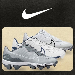 NIKE YOUTH ALPHA HUARACHE 4 KEYSTONE MOLDED BASEBALL CLEATS