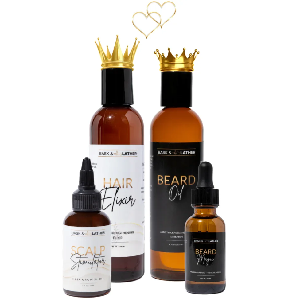 Image of His & Hers Valentine's Day Hair & Beard Growth Bundle - Limited Edition🔥