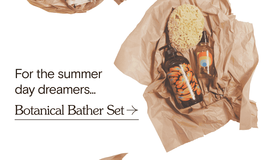 For the summer day dreamers... Botanical Bather Set