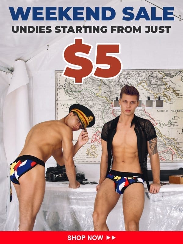 Undies Starting from \\$5