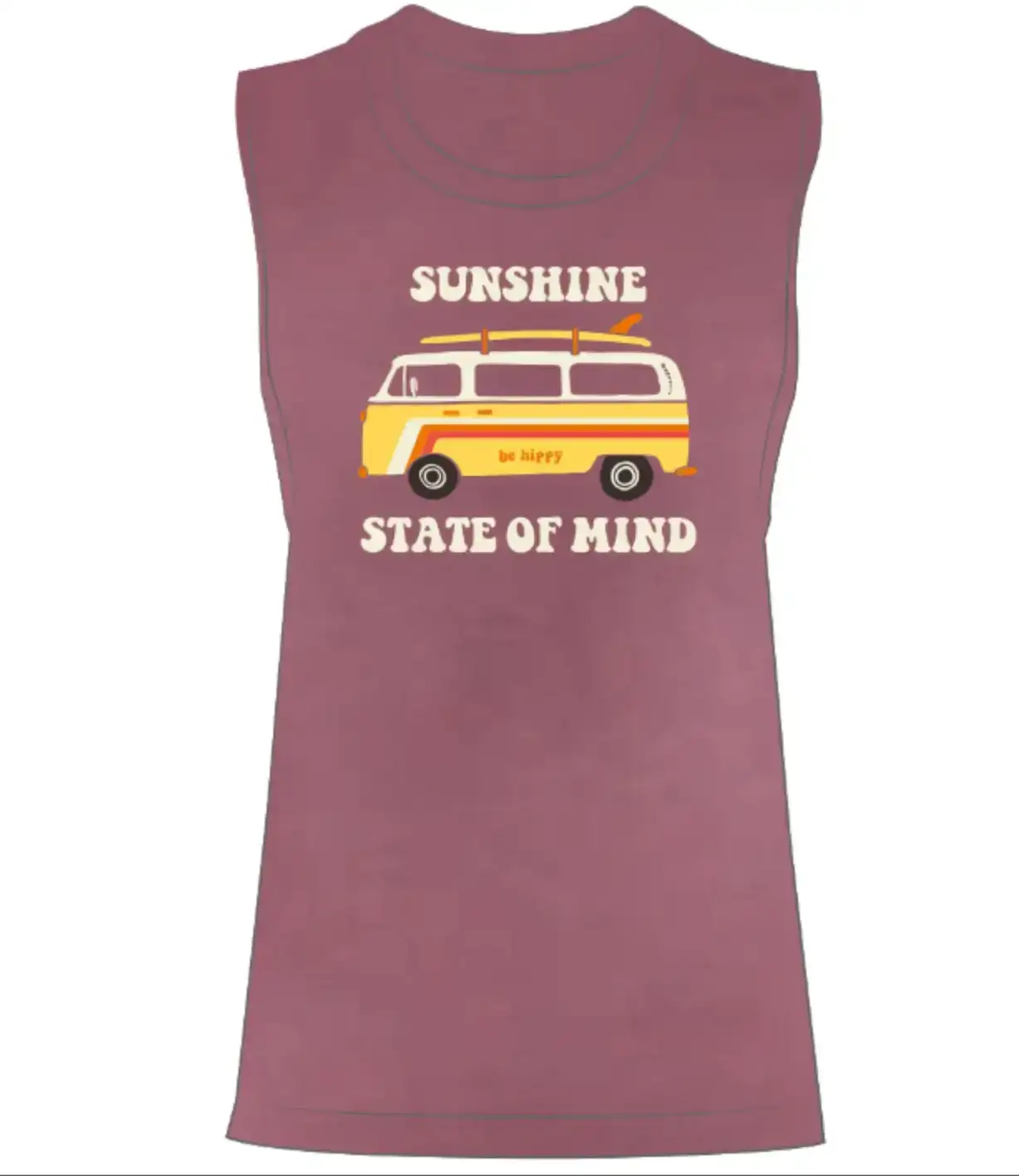 Image of W Sunshine State of Mind Muscle Tank