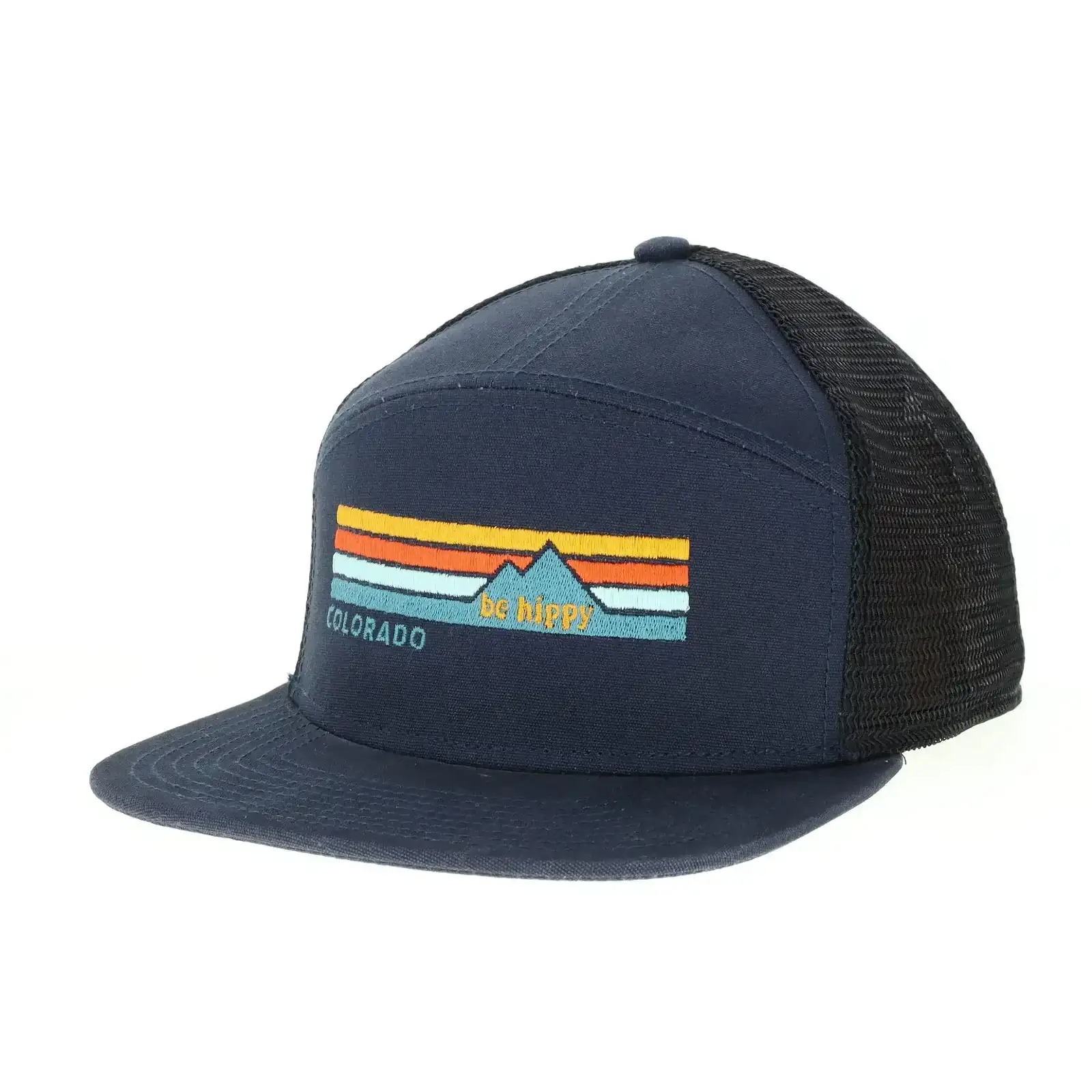 Image of High Vibrations 7 Panel Flat Brim