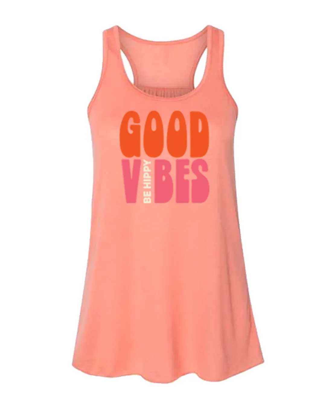 Image of Good Vibes Flowy Racerback Tank