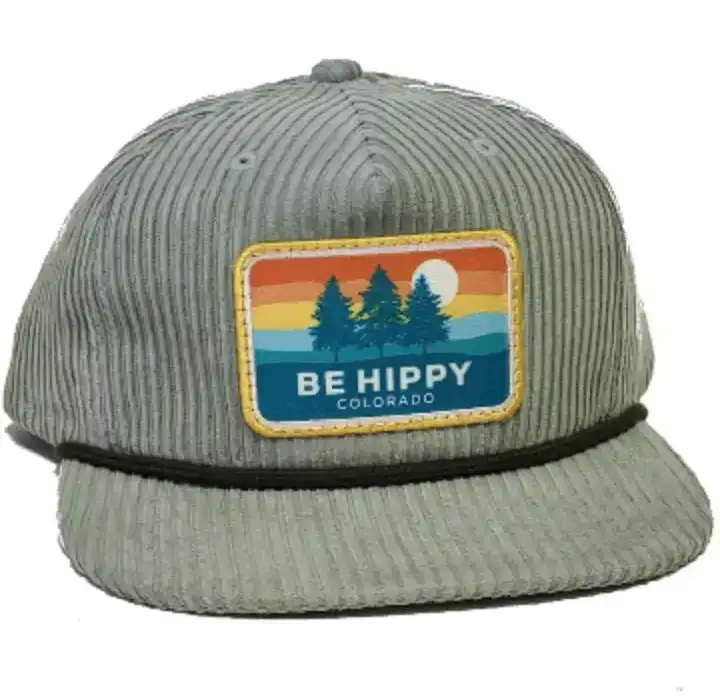 Image of Corduroy Sunset Pines 7 Panel Hat