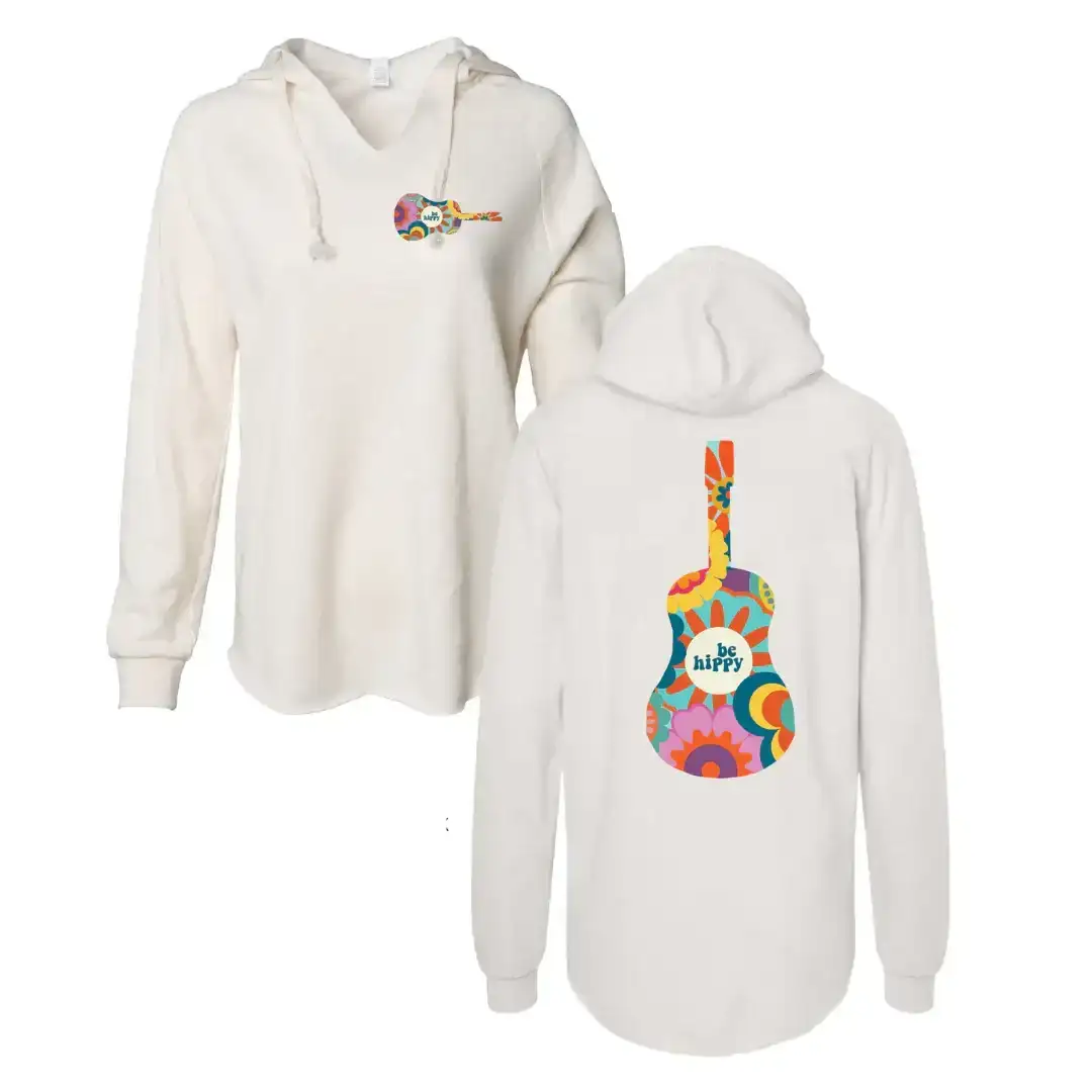 Image of Flower Power Guitar Women's Hoodie