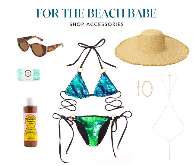 For The Beach Babe, Shop Accessories